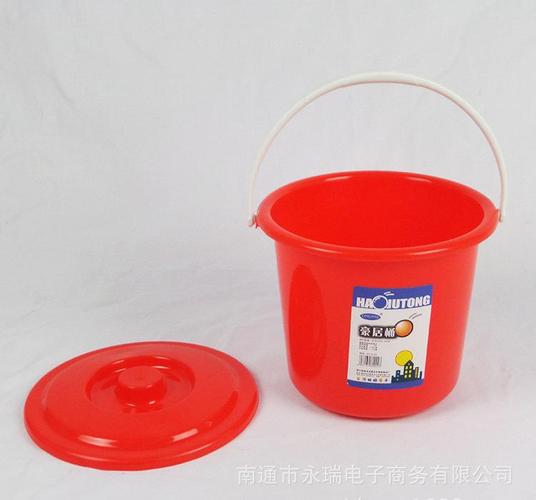 工厂直销 迷你塑料桶 带盖小号彩色提水桶 涂料桶 杂物桶 油漆桶